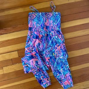 Lilly Pulitzer Girls Jumpsuit - XL 12-14